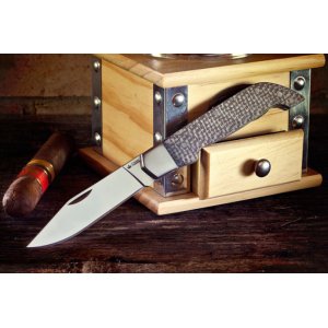 Нож Karbuk Полированный Микарта AUS8