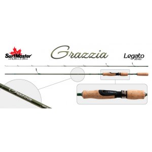 Спиннинг штекерный угольный 2 колена Surf Master LC1246 Legato Series Grazzia TX-20