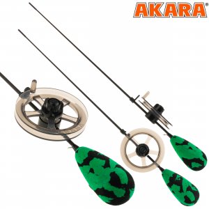 Удочка зимняя Akara Leader Elit S под кивок Gr-Gn