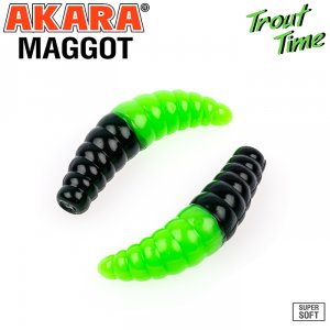 Силиконовая приманка Akara Trout Time MAGGOT 1,6 Shrimp (10 шт)