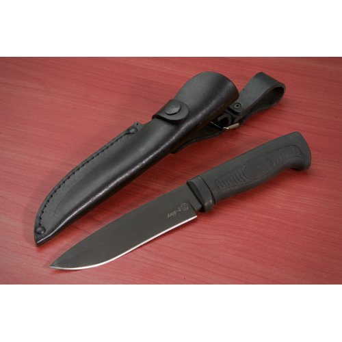 Нож Амур-2 (чёрный эластрон)