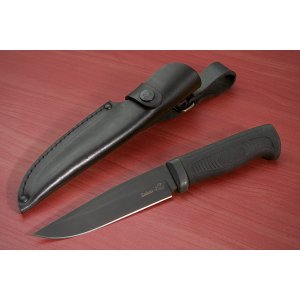 Нож Байкал-2 (чёрный эластрон)