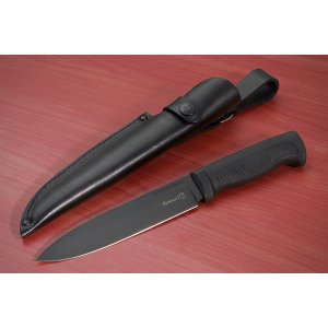 Нож Иртыш-2 (чёрный эластрон)