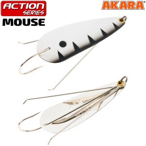 Блесна колебалка незацепляйка Akara Action Series Weedless Mouse
