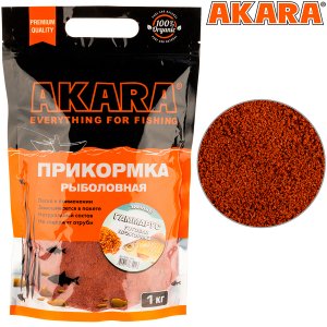 Прикормка Akara Premium Organic 1,0 кг зимняя готовая Гаммарус