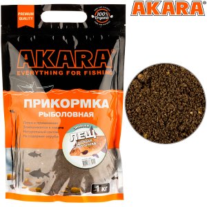 Прикормка Akara Premium Organic 1,0 кг зимняя готовая Лещ