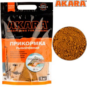 Прикормка Akara Premium Organic 1,0 кг зимняя готовая Универсал