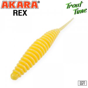 Силиконовая приманка Akara Trout Time REX 2,5 Garlic (10 шт)