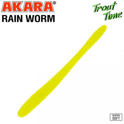 Силиконовая приманка Akara Trout Time Rain-Worm 2.5 Shrimp (10 шт)