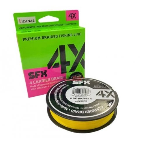 Шнур Sufix SFX 4X 135м желтый