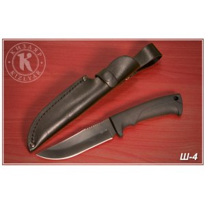 Нож Ш-4 чёрный эластрон 12С27