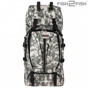 Рюкзак Fish2Fish Extreme серая цифра 80 л