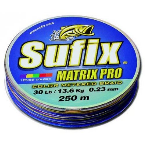 Шнур Sufix Matrix Pro x6 разноцветный
