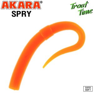 Силиконовая приманка Akara Trout Time SPRY 3.1 Cheese (10 шт)