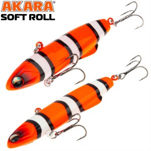 Воблер Akara раттлин Soft Roll