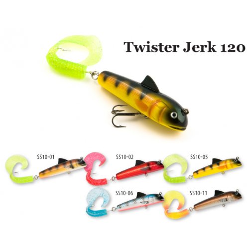 Воблер RAIDEN Twister Jerk 120