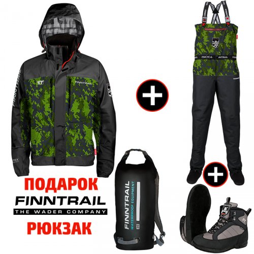 Комплект забродной экипировки Finntrail Wademan-Shooter-Stalker